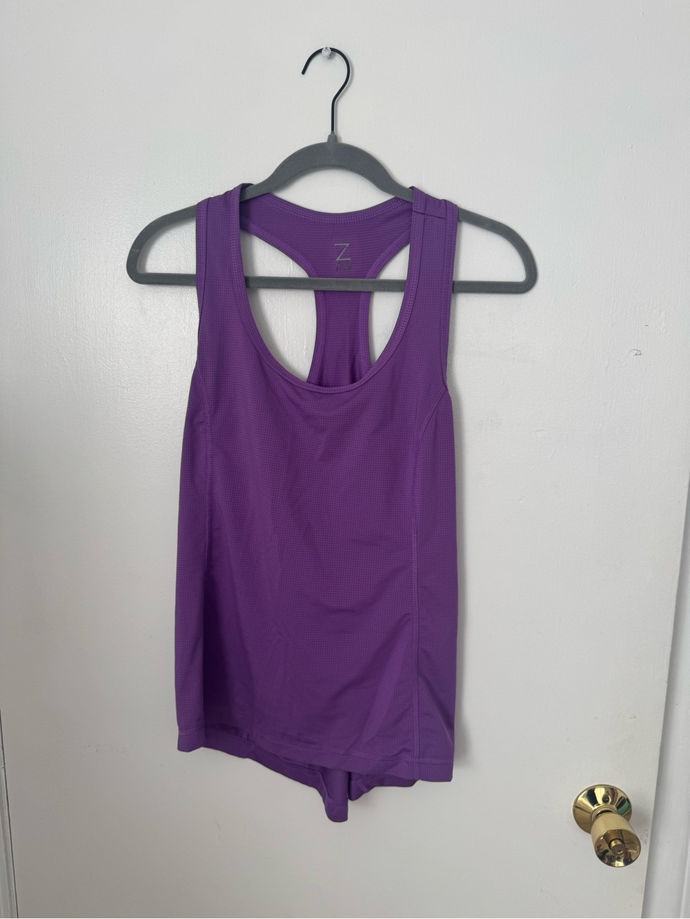 Zella Purple Racerback Tank Top